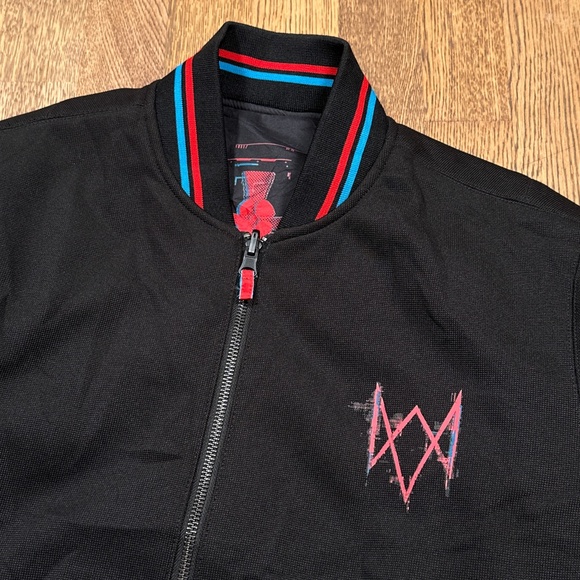 Ubisoft Watch Dogs 2 Video Game DedSec London Reversible Bomber Jacket Mens S - Picture 7 of 12